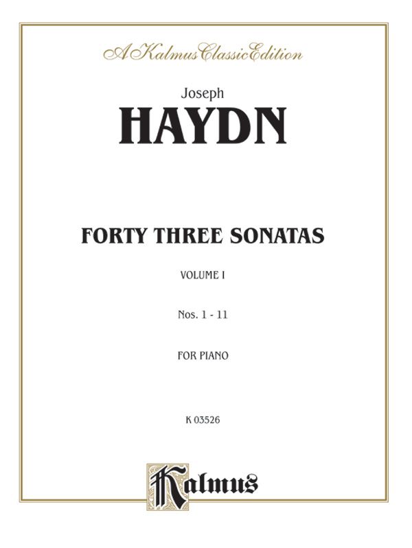 Forty Three Sonatas, Volume I (Nos. 1-11) Book