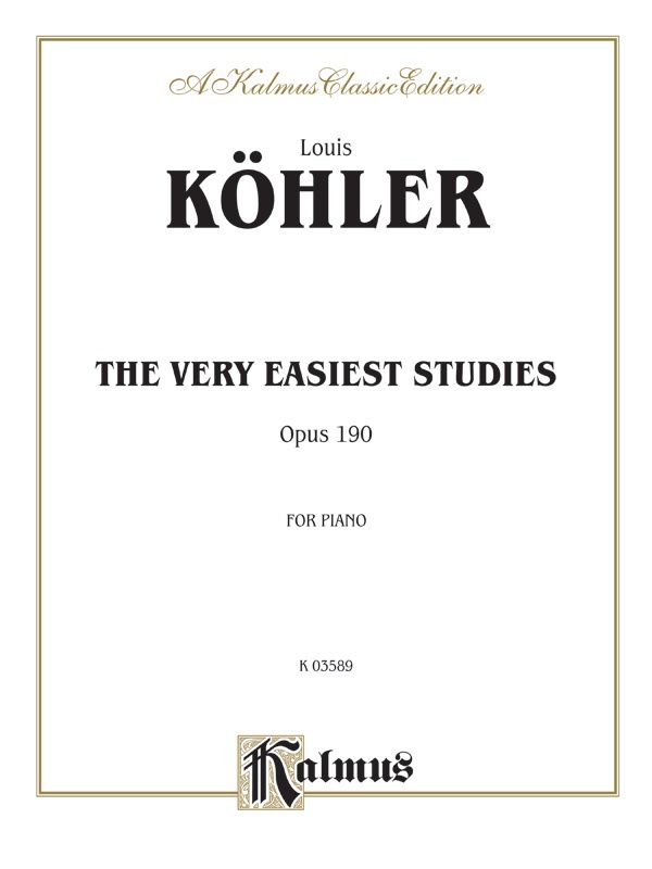 The Very Easiest Studies, Opus 190 Book