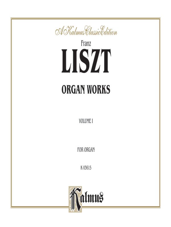 Organ Works, Volume I Comb Bound Book
