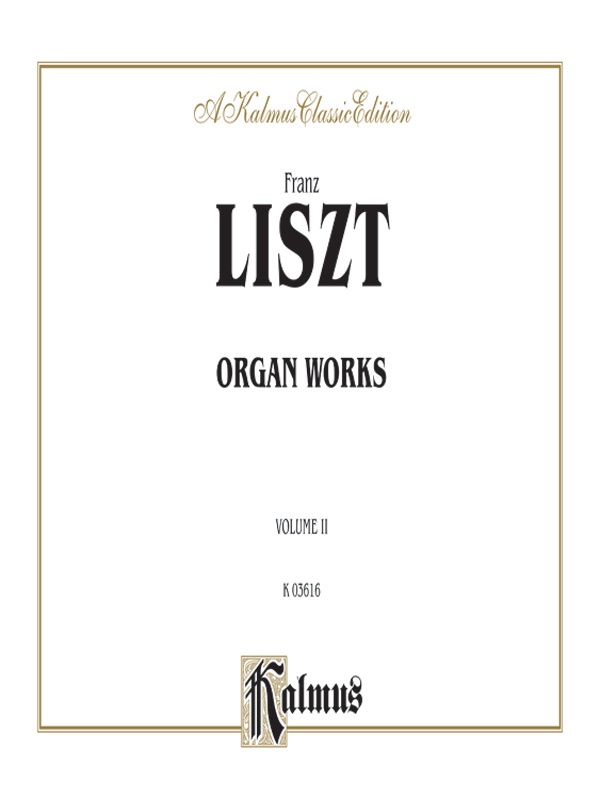 Organ Works, Volume Ii Comb Bound Book