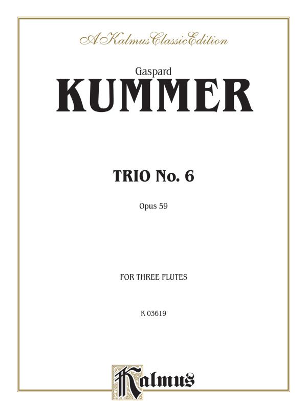 Trio No. 6, Opus 59 Book