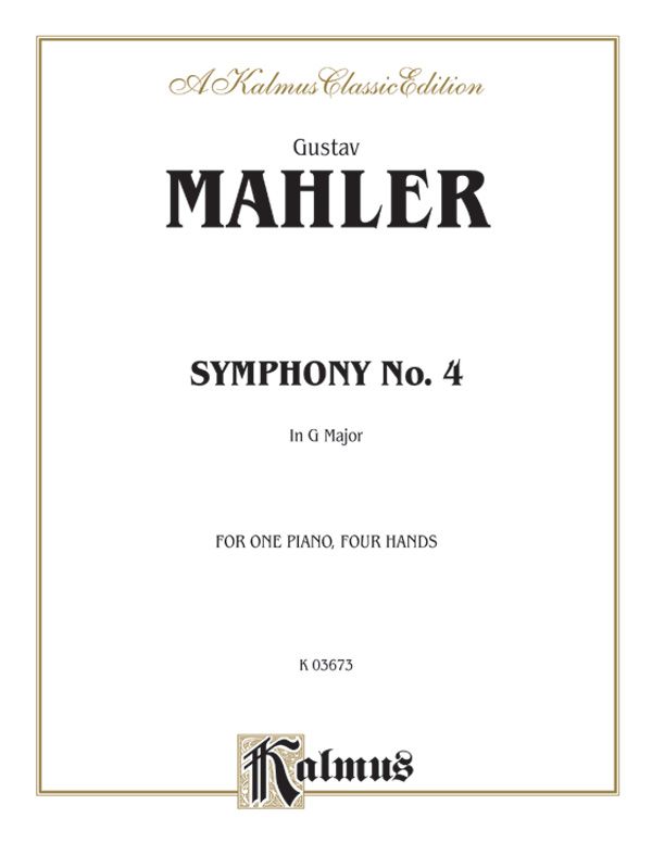Symphony No. 4 In G Major Book