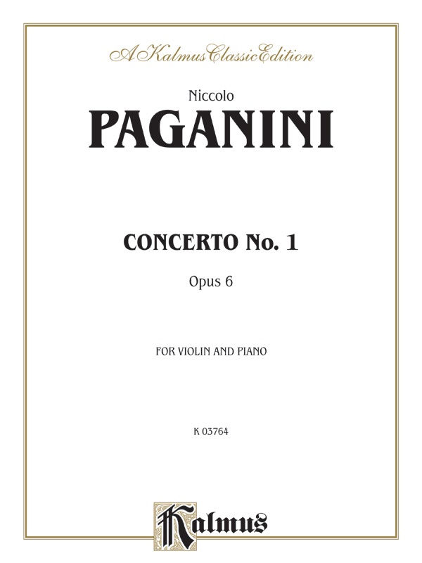 Concerto No. 1, Opus 6 Book