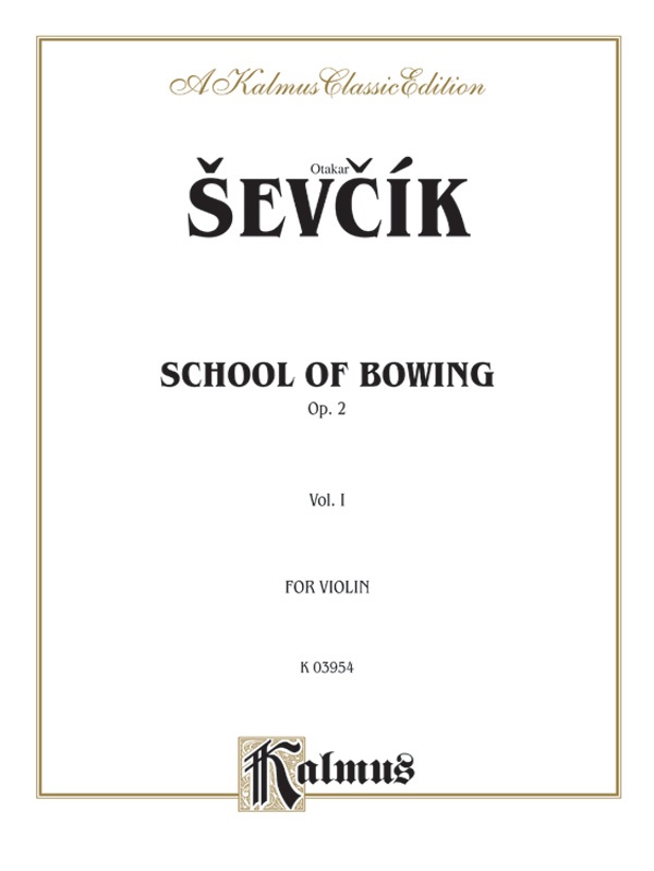 School Of Bowing, Opus 2, Volume I Book