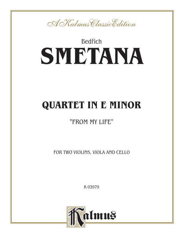 Quartet "From My Life" For Two Violins, Viola And Cello Book