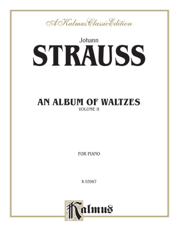 Waltzes, Volume Ii Book