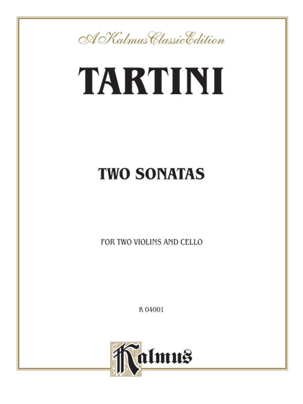 Two Sonatas For String Trio Score & Parts