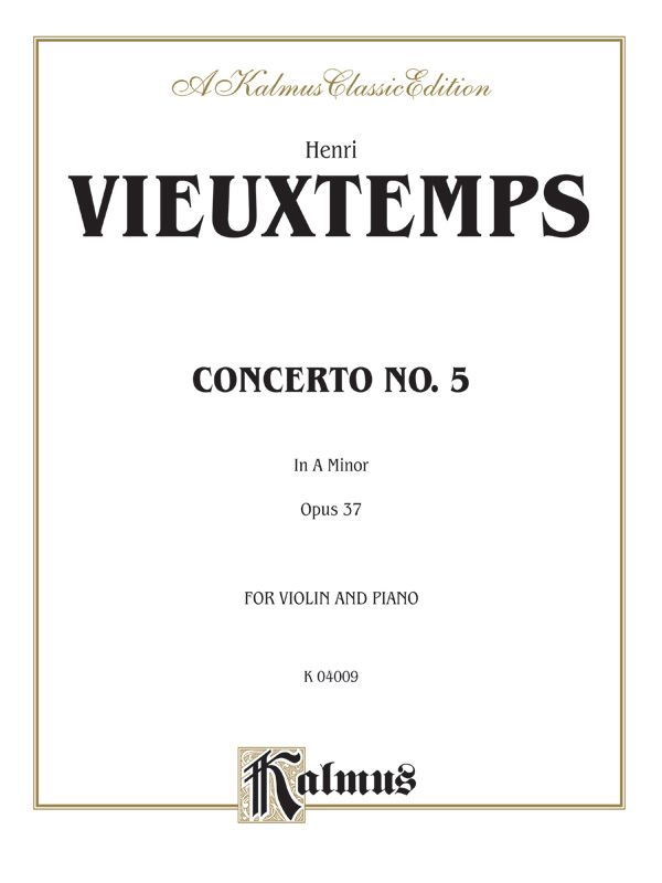 Violin Concerto No. 5 Book