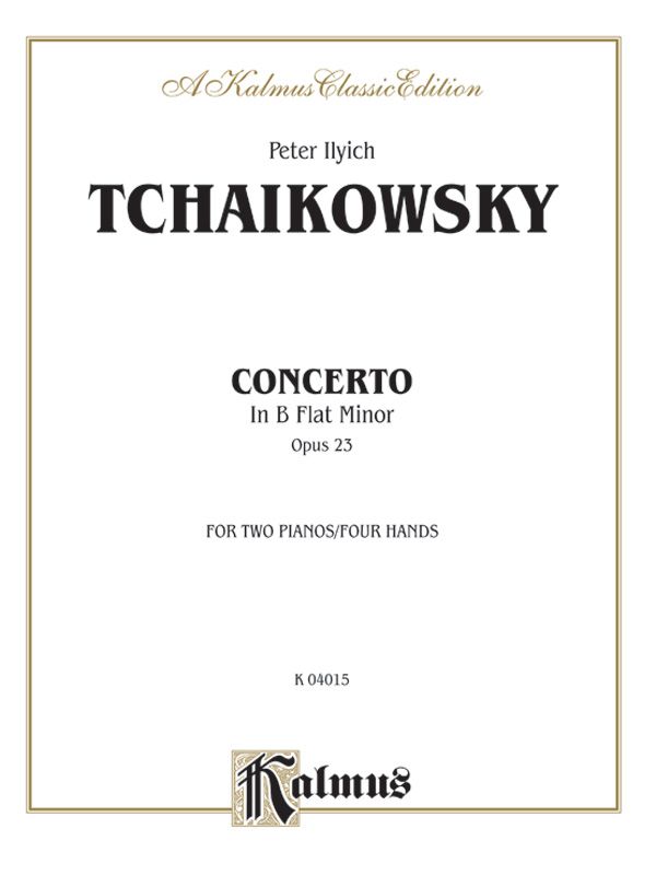 Piano Concerto No. 1 In B-Flat Minor, Opus 23 Book