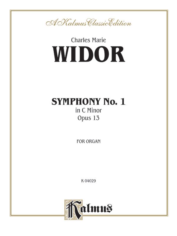 Symphony No. 1 In C Minor, Opus 13 Sheet
