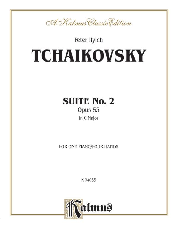 Suite No. 2 In C Major, Opus 53 Book