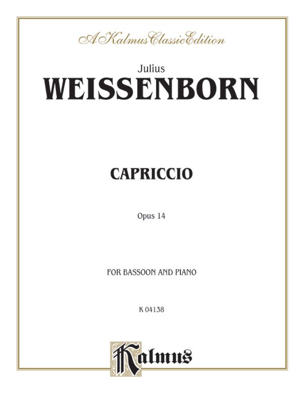 Capriccio, Opus 14 Part(S)