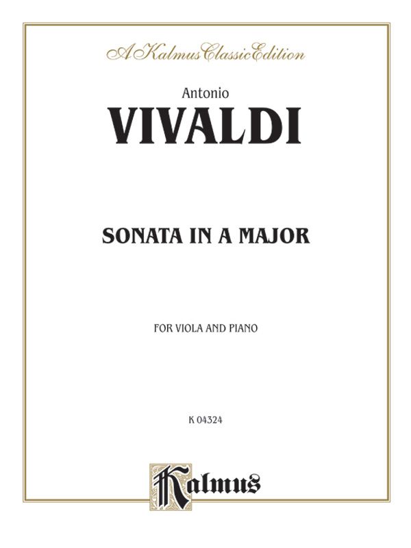 Sonata In A Major Book