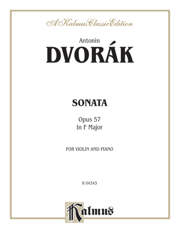 Sonata In F Major, Opus 57 Book