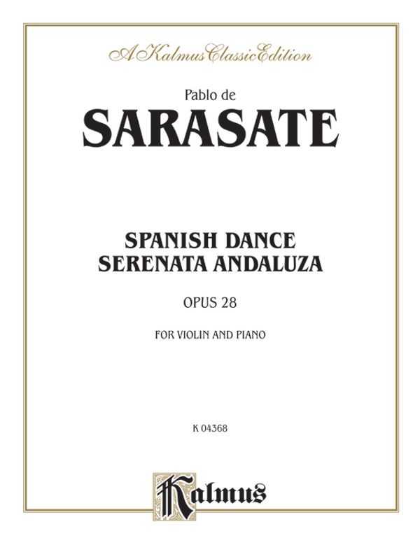 Spanish Dance, Opus 28 (Serenata Andaluza) Book