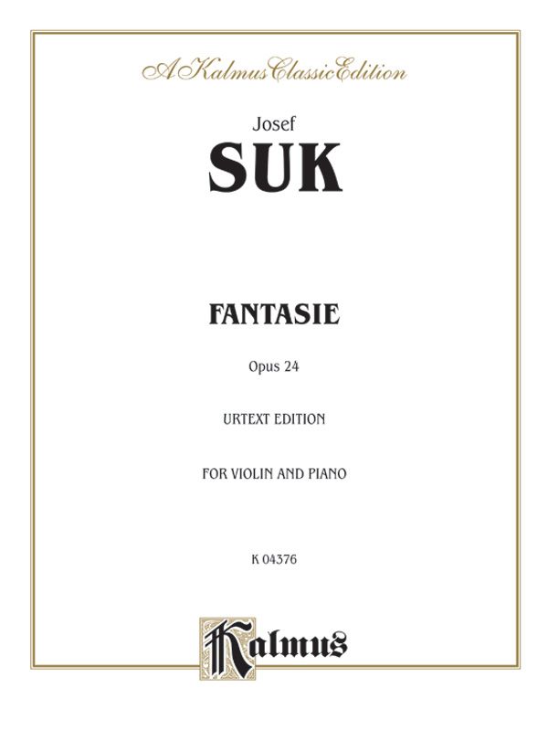 Fantasie, Opus 24 (Urtext Edition) Book