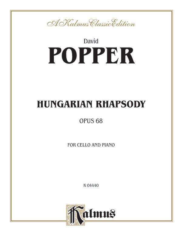 Hungarian Rhapsody, Opus 66 Book