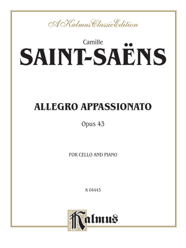 Allegro Appassionato, Opus 43 Book