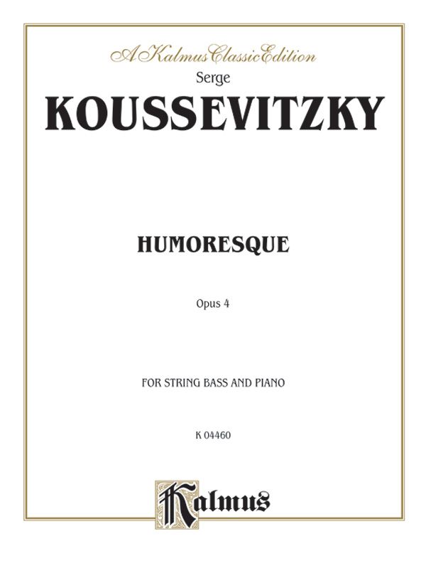 Humoresque, Opus 4 Book