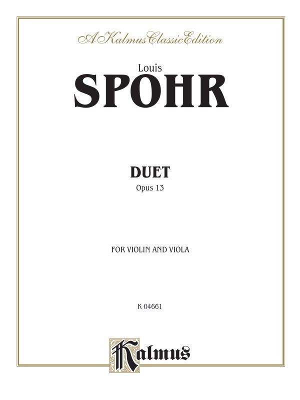 Duet, Opus 13 Book