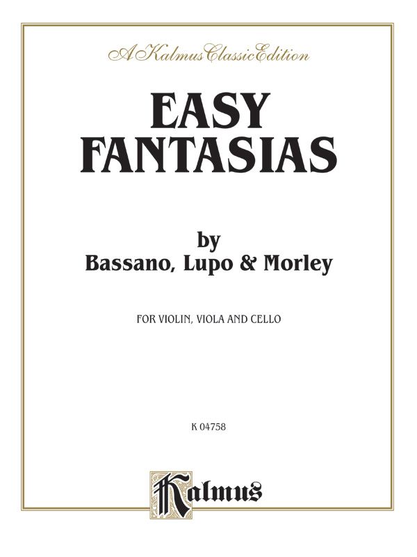 Easy Fantasias Book