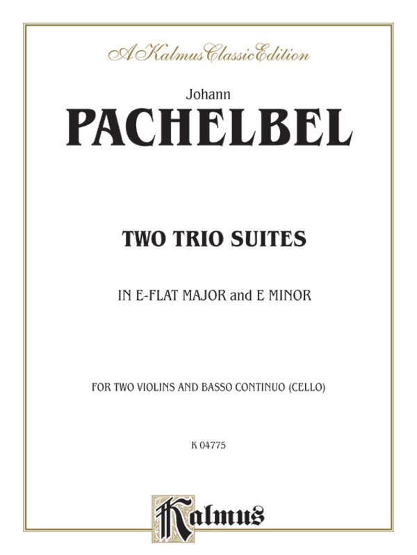 Two Trio Suites (E-Flat Major, E Minor) Book