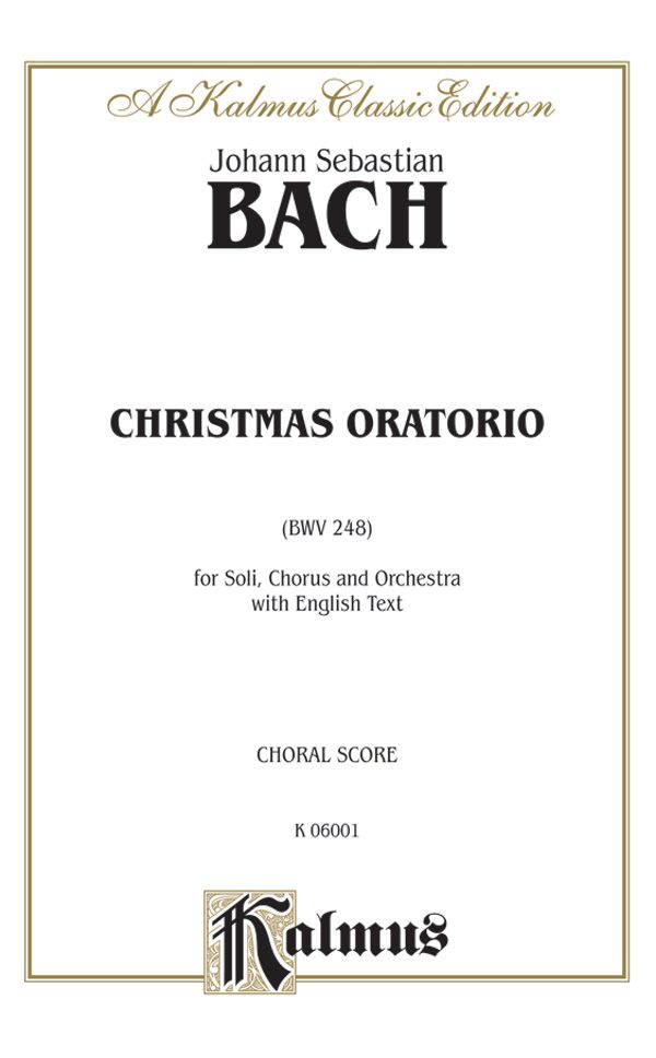 Christmas Oratorio (Bwv 248) Book