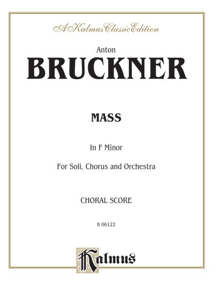 Mass In F Minor Book