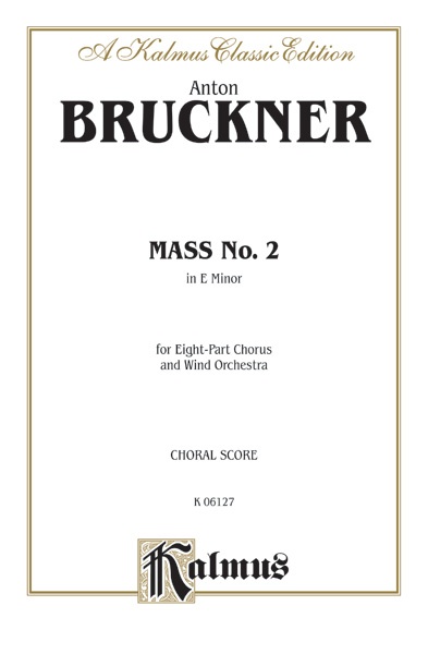 Mass No. 2 In E Minor Vocal Score