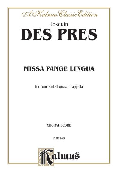 Missa Pange Lingua Book