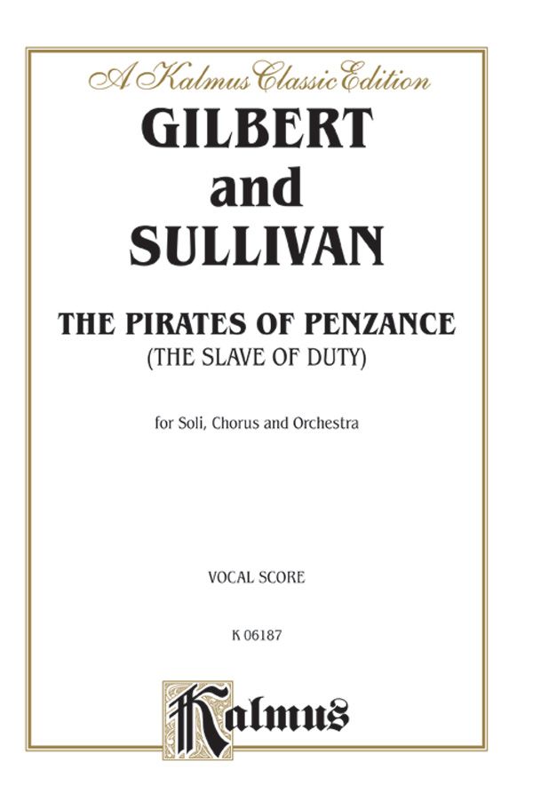 The Pirates Of Penzance Vocal Score