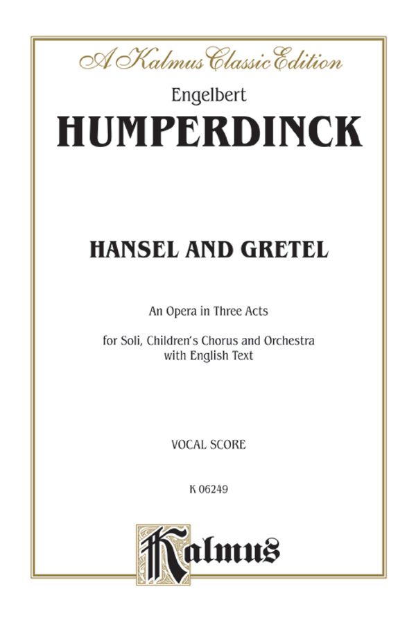 Hansel And Gretel Vocal Score