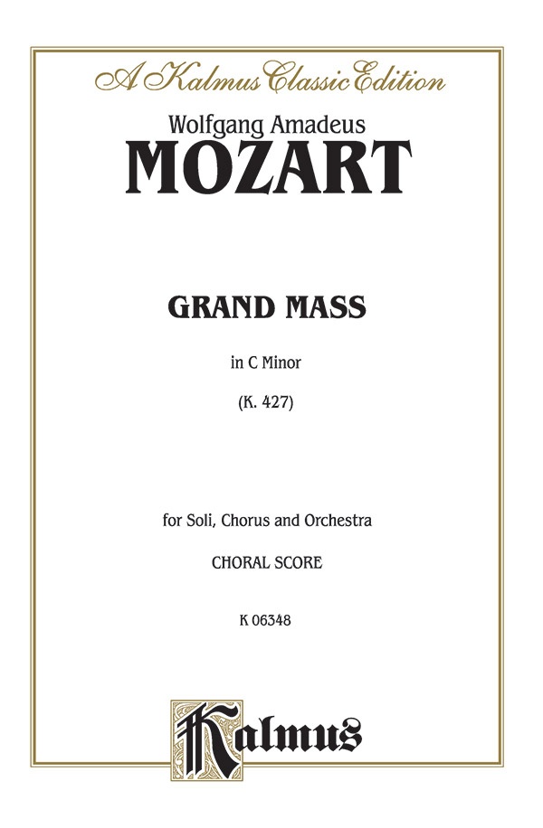 Grand Mass In C Minor, K. 427 Book