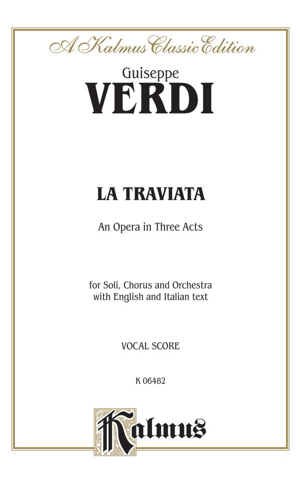 La Traviata Vocal Score