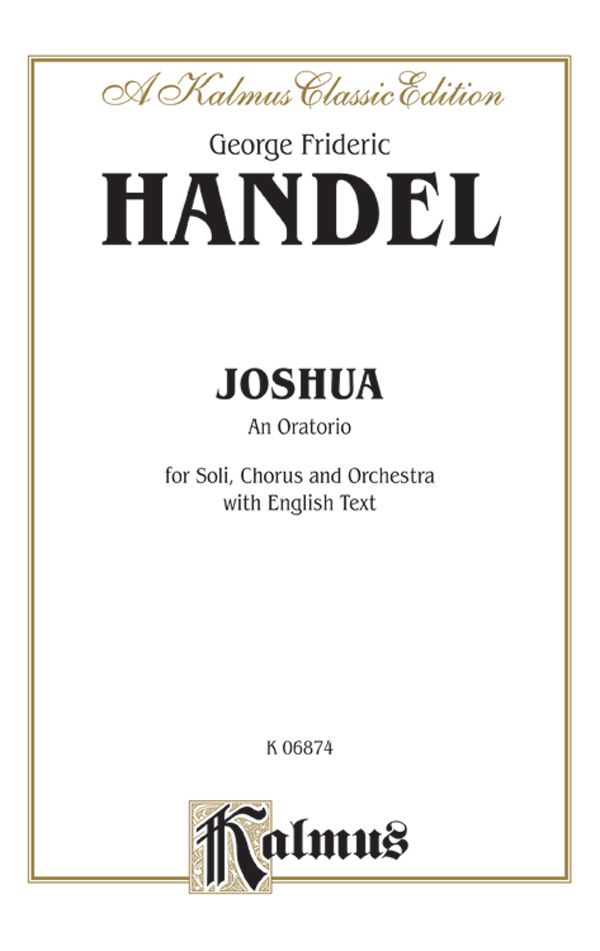 Joshua (1748), An Oratorio Vocal Score