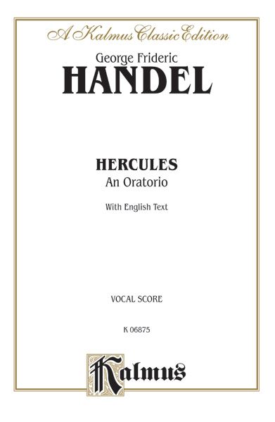 Hercules (1745), An Oratorio Vocal Score
