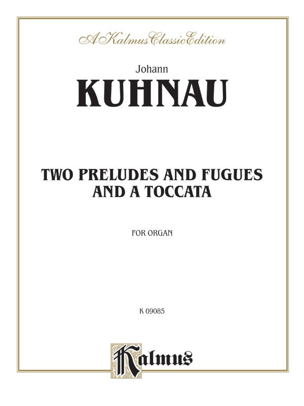 Two Preludes And Fugues And A Toccata Book
