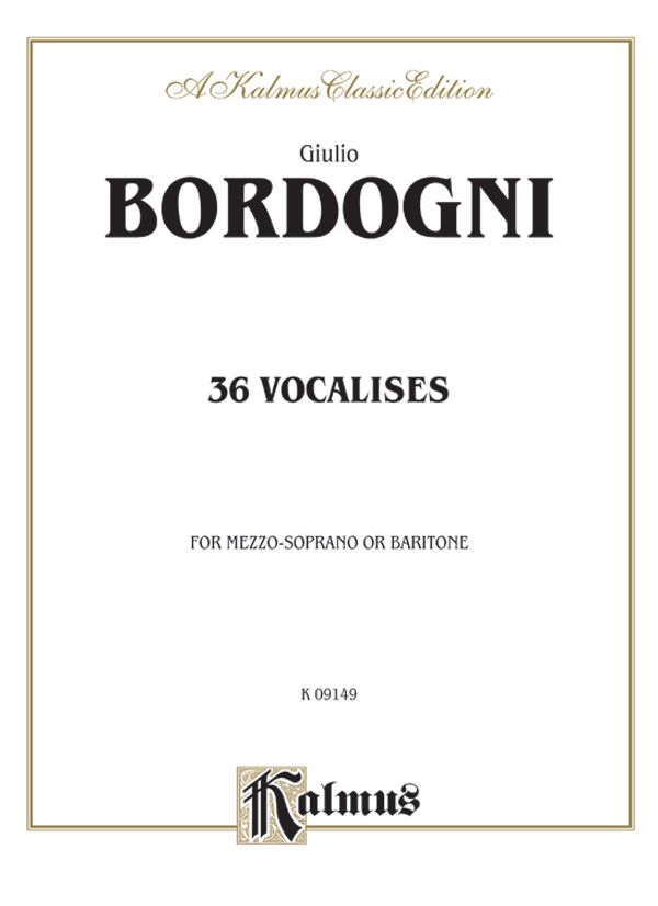Thirty-Six Vocalises In Modern Style (Spicker) Book