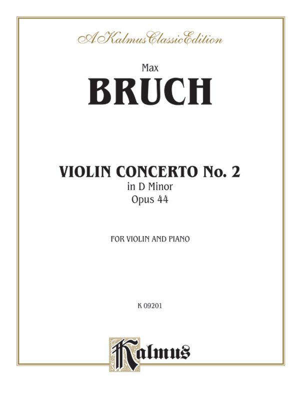 Violin Concerto In D Minor, Opus 44 Book