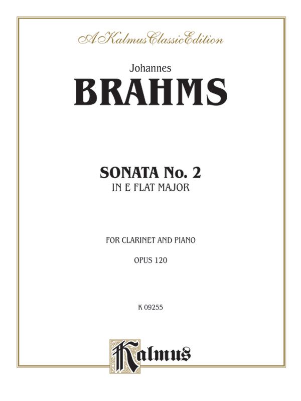 Sonata No. 2 In A-Flat Major, Opus 120 Part(S)