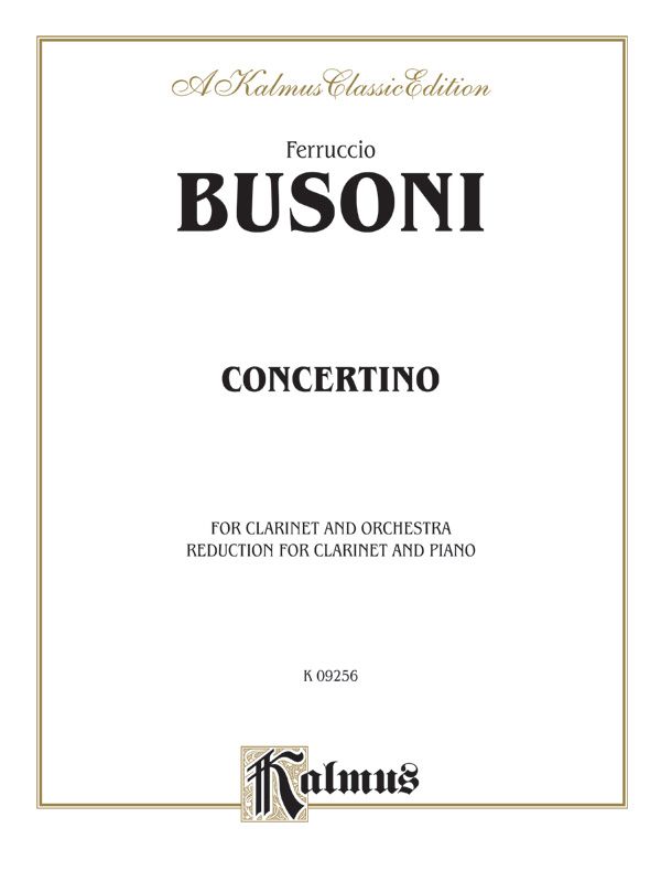 Concertino, Opus 48 Part(S)