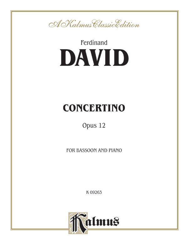 Concertino, Opus 12 Part(S)