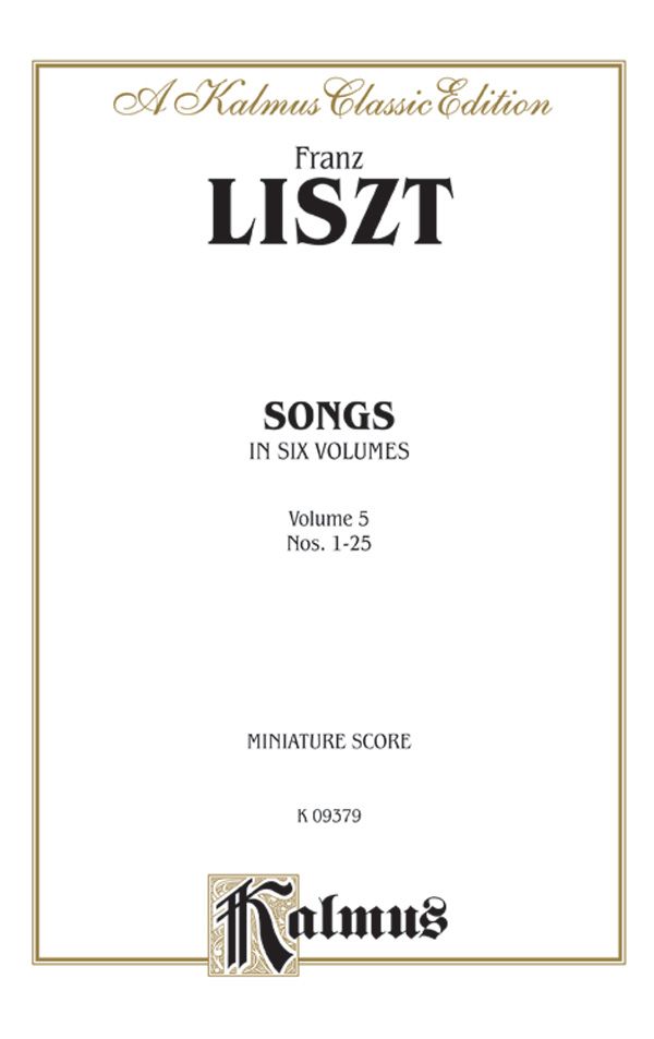 Songs, Volume V Book