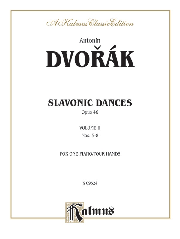 Slavonic Dances, Opus 46, Volume Ii Book