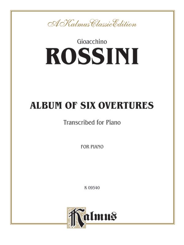 Album Of Six Overtures Book