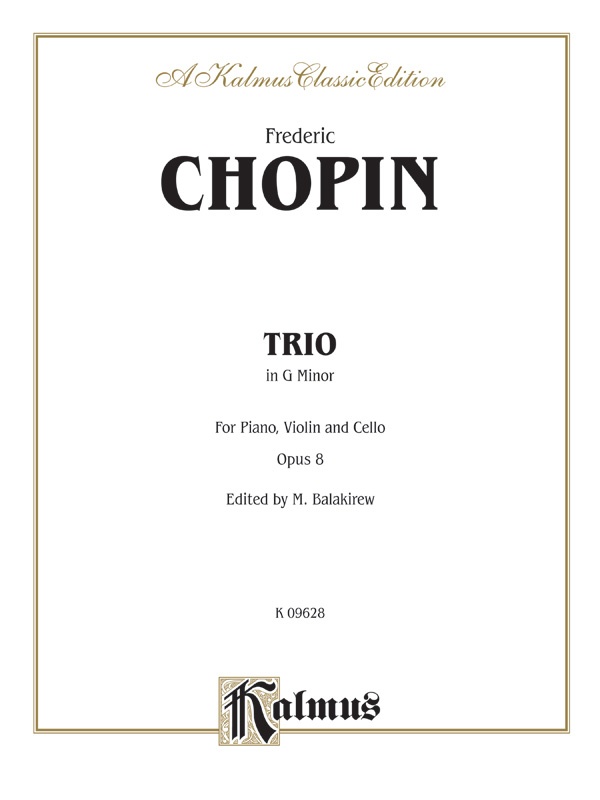 Piano Trio In G Minor, Opus 8 Book