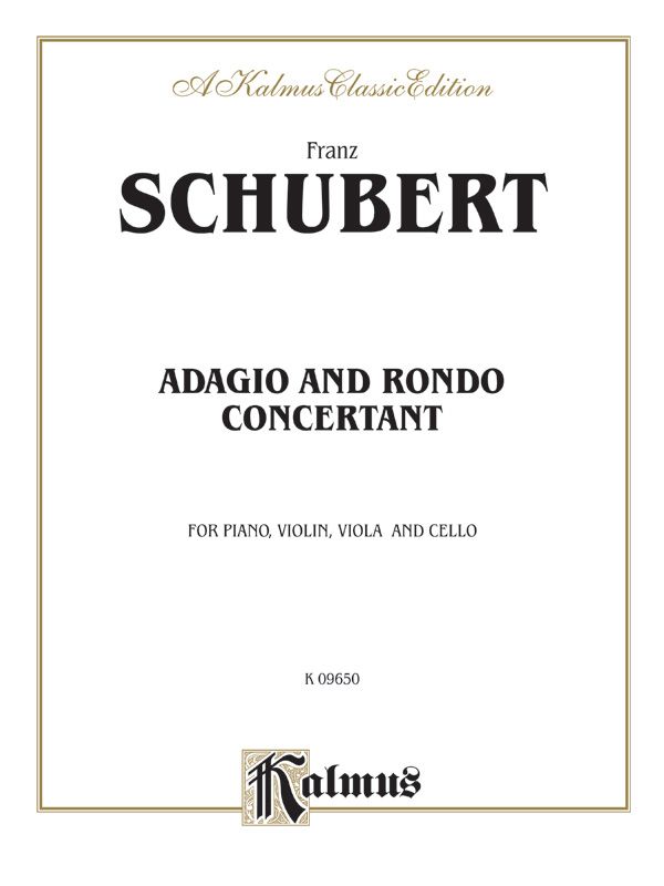 Adagio And Rondo Concertante In F Major Book
