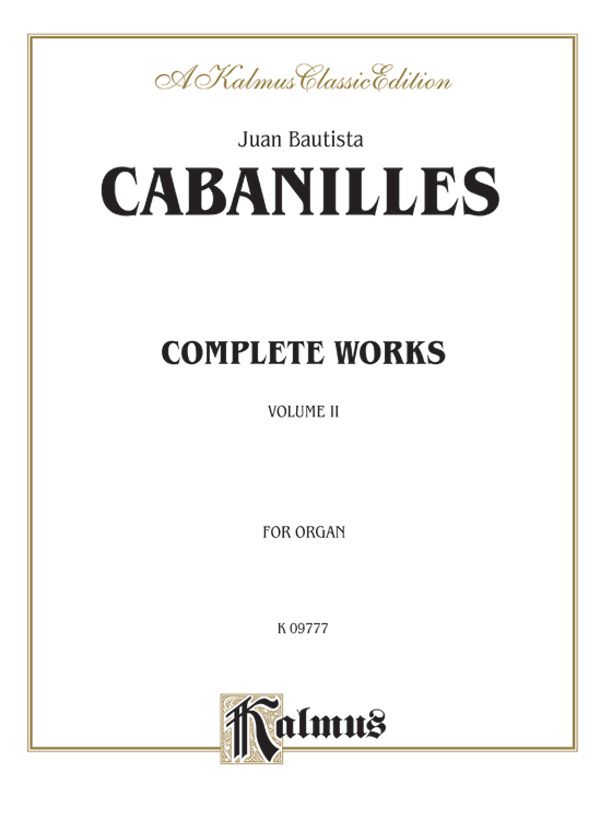 Complete Organ Works, Volume Ii Book