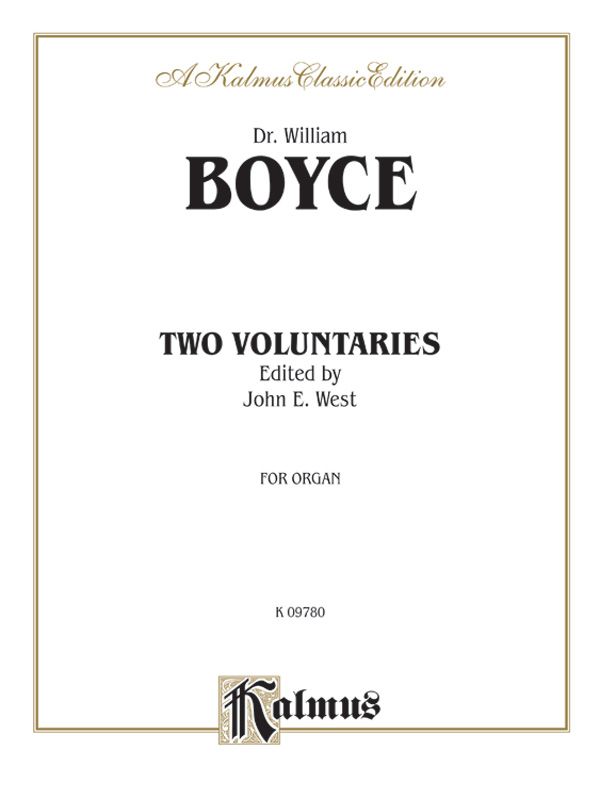 Two Voluntaries Sheet