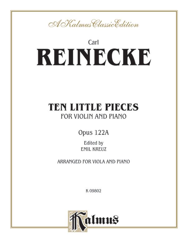 Ten Little Pieces (Petits Morceaux), Opus 122A Book